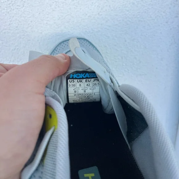 Like New Women's Hoka Speedgoat 5 Trail Running Shoes (9.5 US) - Picture 2 of 6